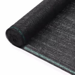 vidaXL Tennis Screen HDPE 1x100m Black Surround Privacy Windbreak Fence Screen