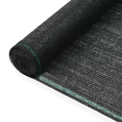 vidaXL Tennis Screen HDPE 1x100m Black Surround Privacy Windbreak Fence Screen
