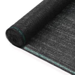 vidaXL Tennis Screen HDPE 1.4x25m Black Privacy Windbreak Mesh Fence Screen