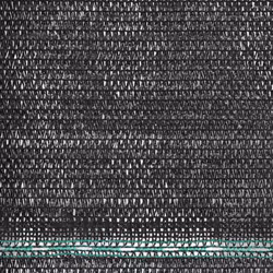 vidaXL Tennis Screen HDPE 1.4x25m Black Privacy Windbreak Mesh Fence Screen