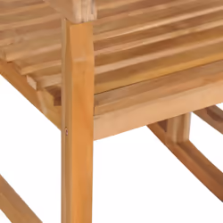 VidaXL 44992 outdoor chair Terrace Padded seat Teak Brown