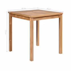 VidaXL 44996 outdoor table Natural - Additional view 5