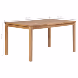 VidaXL 44997 outdoor table Natural - Additional view 6