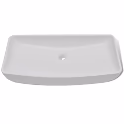 vidaXL Bathroom Basin with Mixer Tap Ceramic Rectangular White Cloakroom Sink