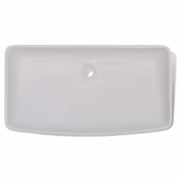 vidaXL Bathroom Basin with Mixer Tap Ceramic Rectangular White Cloakroom Sink - Additional view 4