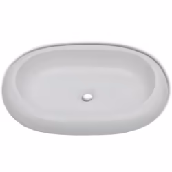 vidaXL Bathroom Basin with Mixer Tap Ceramic Oval White Above Counter Sink