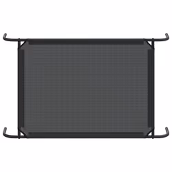 vidaXL Elevated Dog Bed Black L Textilene Puppy Breathable Sleeping Basket Mat - Additional view 5