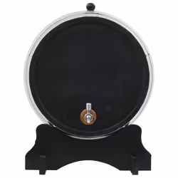 vidaXL Solid Pinewood Wine Barrel with Tap 35L Whiskey Tequila Container Cask