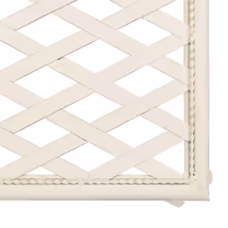vidaXL Metal Garden Chaise Lounge Antique White Scroll-patterned Patio Bench - Additional view 4