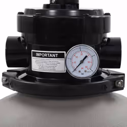 vidaXL Pool Sand Filter with 4 Position Valve Grey 350mm Hot Tub Spa Pump