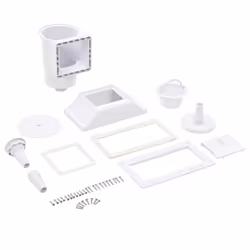 vidaXL 11 Piece Wide-mouth Pool Skimmer Weir Cover Inlet Nozzle Basket Plate