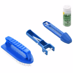 vidaXL 9 Piece Pool Maintenance Kit Spa Cleaning Tool Vacuum Skimmer Bush
