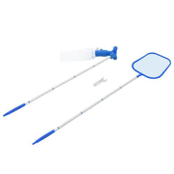 vidaXL 2 Piece Pool Maintenance Kit Spa Cleaning Tool Vacuum Skimmer Bush