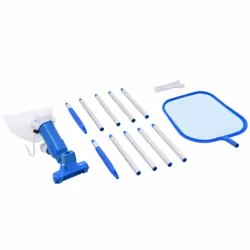 vidaXL 2 Piece Pool Maintenance Kit Spa Cleaning Tool Vacuum Skimmer Bush - Additional view 7