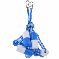 vidaXL Swimming Pool Safety Divider Rope 6m Plastic Float Hook Line Accessory