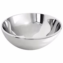 vidaXL Wash Basin 32.5x14cm Ceramic Silver Bathroom Washroom Sink Bowl Unit