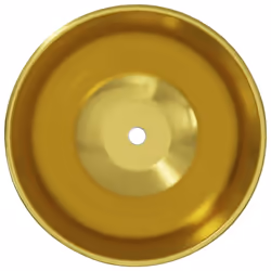 vidaXL Wash Basin 32.5x14cm Ceramic Gold Above Bathroom Sink Wash Bowl Unit - Additional view 4