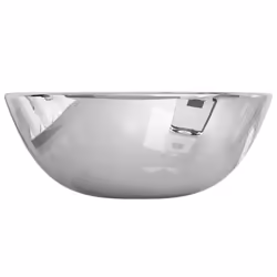 vidaXL Wash Basin 28x10cm Ceramic Silver Bathroom Washroom Sink Bowl Unit