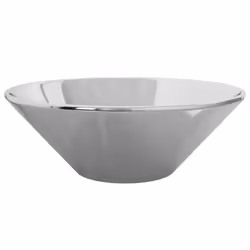 vidaXL Wash Basin 42x14cm Ceramic Silver Bathroom Washroom Sink Bowl Unit - Additional view 2