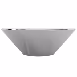 vidaXL Wash Basin 42x14cm Ceramic Silver Bathroom Washroom Sink Bowl Unit - Additional view 3