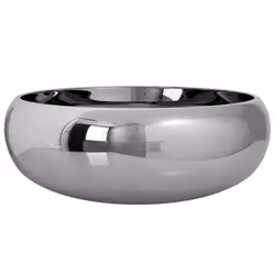 vidaXL Wash Basin 40x15cm Ceramic Silver Bathroom Washroom Sink Bowl Unit