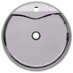 vidaXL Wash Basin with Overflow 46.5x15.5 cm Ceramic Silver Bathroom Washroom - Additional view 4