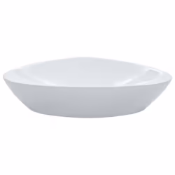 vidaXL Wash Basin Ceramic White Above Counter Bathroom Wash Bowl Sink Unit