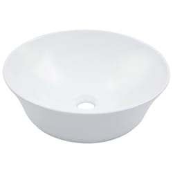 vidaXL Wash Basin 41x12.5cm Ceramic White Bathroom Washroom Wash Bowl Sink