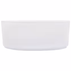vidaXL Wash Basin 36x14cm Ceramic White Bathroom Washroom Wash Bowl Sink Unit