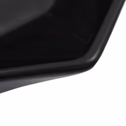 vidaXL Wash Basin 41x36.5x12cm Ceramic Black Bathroom Washroom Wash Bowl Sink - Additional view 4
