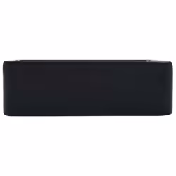 vidaXL Wash Basin 40x30x13cm Ceramic Black Bathroom Washroom Wash Bowl Sink