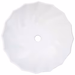 vidaXL Wash Basin 46x17cm Ceramic White Bathroom Washroom Wash Bowl Sink Unit