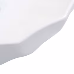 vidaXL Wash Basin 46x17cm Ceramic White Bathroom Washroom Wash Bowl Sink Unit - Additional view 4