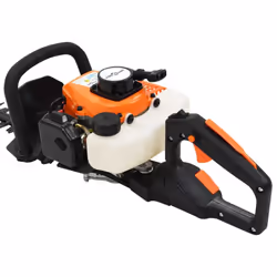 vidaXL Petrol Hedge Trimmer 722mm Orange and Black Garden Bush Shrub Cutter - Additional view 4