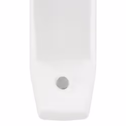 vidaXL Wall-mounted Urinal Privacy Screen Ceramic White Divider Partition - Additional view 4
