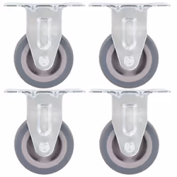 vidaXL Fixed Casters Trolley Moving Wheels Furniture Caster Trolley Caster - 1 pcs