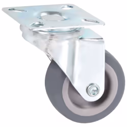 vidaXL 4x Swivel Casters 50mm Rubber Furniture Drawer Box Bed Trolley Wheel