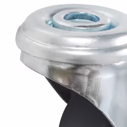 vidaXL 4x Bolt Hole Swivel Casters 50mm Rubber Drawer Box Bed Trolley Wheel