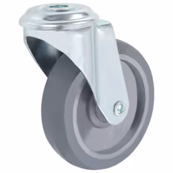 vidaXL Bolt Hole Swivel Casters Moving Wheel Trolley Caster Furniture Caster - 1 pcs - Additional view 5