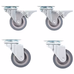 vidaXL Swivel Casters Trolley Moving Wheels Furniture Caster Trolley Caster - 1 pcs
