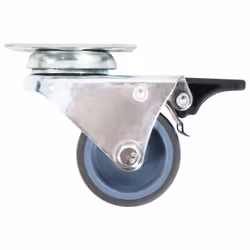vidaXL Twin-wheel Swivel Casters Furniture Caster Trolley Wheel Caster 100kg - 1 pcs - Additional view 4