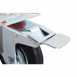 vidaXL Swivel Casters with Double Brakes Furniture Casters Trolley Caster - 1 pcs