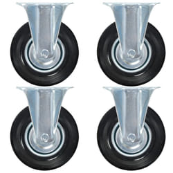 vidaXL Fixed Casters Trolley Moving Wheels Furniture Caster Trolley Caster - 1 pcs