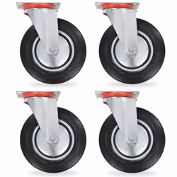 vidaXL Swivel Casters Trolley Moving Wheels Furniture Caster Trolley Caster - 4 pcs