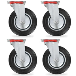 vidaXL Swivel Casters Trolley Moving Wheels Furniture Caster Trolley Caster - 4 pcs