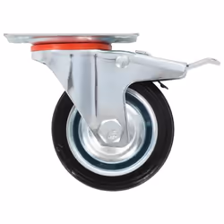 vidaXL Swivel Casters Trolley Moving Wheels Furniture Caster Trolley Caster - 4 pcs