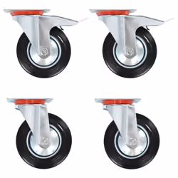 vidaXL Swivel Casters Trolley Moving Wheels Furniture Caster Trolley Caster - 1 pcs