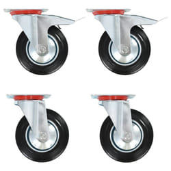 vidaXL Swivel Casters Trolley Moving Wheels Furniture Caster Trolley Caster - 1 pcs