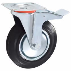 vidaXL 4x Swivel Casters 200mm Heavy Duty Wheels Trolley Furniture Handing