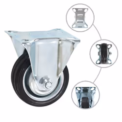 vidaXL 4x Casters 75mm Heavy Duty Wheels Trolley Furniture Handing Accessory